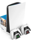 Hepu TP5-1511 PS5 Şarj ve Soğutucu Stand | DualSense Uyumlu Hızlı Şarj İstasyonu - 3