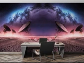 Uzay Uydu Temalı Duvar Kağıdı thumbnail 4