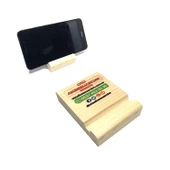 Ahşap Telefon Tablet Standı Telefon Tutucu Promosyon - 1