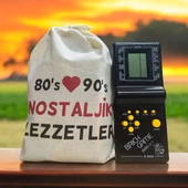 Kese Siyah Tetrisli Nostaljik Hediye Paketi 80'ler 90'lar - 4