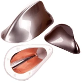 Balık Sırtı Köbekbalığı Aerodinamik Elektronik Ön Anten Gümüş Gri - 1