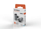 Syrox DT30T-TT Type-C - 2xType-C Mini Ses ve Şarj Ayırıcı Dönüştürücü - Gri thumbnail 2