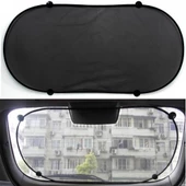 Arka Cam Vantuzlu Oto Güneşlik Perde 50x100cm - 1