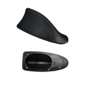 Balık Sırtı Köpek Balığı Süs Anten Oto Anten Parlak Siyah - 1