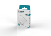 Syrox DT22T-A Type-C - 3.5mm AUX Dönüştürücü - Beyaz thumbnail 2