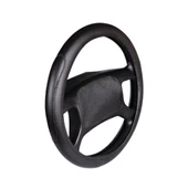 Deri Direksiyon Kılıfı Geçme Siyah F-52 - 1