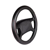 Deri Direksiyon Kılıfı Geçme Siyah F-54 - 1