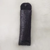 Lacivert Etnik Deri Kalemlik Büyük - 4