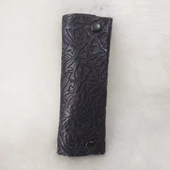 Lacivert Etnik Deri Kalemlik Büyük - 2