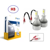 F8 Led Xenon H3 Şimşek Etkili 12V Beyaz - 1