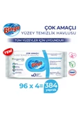 Pratik Yüzey Temizlik Havlusu Beyaz Sabun 96x4 (384 YAPRAK) thumbnail 1