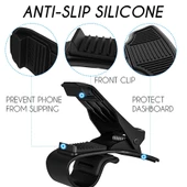 Kıskaçlı Telefon Tutucu Siyah - 1