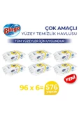 Pratik Yüzey Temizlik Havlusu Limon 96x6 (576 YAPRAK) - 2