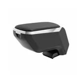 Matte Premium Armrest Kayarlı Kol Dayama Kolçak Luxery Siyah Gri - 1