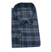 Fabio Cassani Büyük Beden Kışlık Kaşmir Erkek Gömlek-6947 - 2