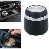 Porselen RGB Işıklı Lüx Küllük Krom - 1