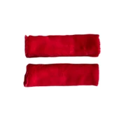 Peluş Seyahat Emniyet Kemer Pedi Kılıfı 2'li Kırmızı - 1