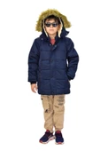 Erkek Çocuk Kapüşonlu Mont BS-2014 - 1