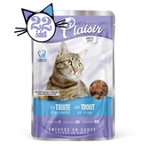 Plaisir 100Gr Pouch Trout and Shrimps Alabalık Karides Etli 22Adet Kedi Maması - 9