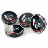 Skull Storm Tuning Damla Geçme Jant Göbeği 4'lü 55mm - 1