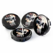 Skull Comicstrip Tuning Damla Geçme Jant Göbeği 4'lü 55mm - 1