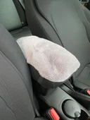 Yumuşak Peluş Kol Dayama Kolçak Minderi Gri - 1