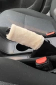 Yumuşak Peluş El Freni Süsü Bej - 1