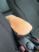 Yumuşak Peluş Kol Dayama Kolçak Minderi Kahverengi - 1