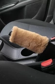 Yumuşak Peluş El Freni Süsü Kahverengi - 1