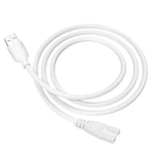 POLAXTOR Usb Güç Power Teyp Fiş Kablosu C7 Beyaz 1.5 Metre - 1