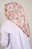 Piramit Luxer Desenli Rayon Eşarp - Desen-55 - Renk-12-56 - 1