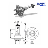 Super Light H7 Halojen Far Ampülü 12 Volt 55 Watt - 1