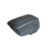 Sürgülü Kol Dayama Kolçak Siyah Kırmızı Dikişli - 2