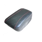 Sürgülü Kol Dayama Kolçak Siyah Kırmızı Dikişli - 3