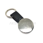 Türk Bayrağı Silikon Luxury Metal Oto Anahtarlık Siyah - 2