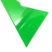 Uzun Saplı Eğik Ragle Arka Cam Filmi Çekme Aparatı Yeşil 33x13cm ONF103 - 3