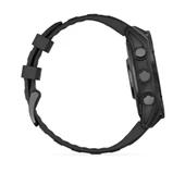 Garmin Fenix 8 - 47 mm AMOLED - Slate Gri Siyah Silikon Kayışlı - 3