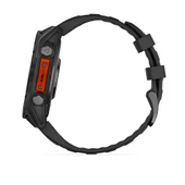 Garmin Fenix 8 - 47 mm AMOLED - Slate Gri Siyah Silikon Kayışlı - 8