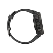 Garmin Fenix 8 - 43 mm AMOLED Sapphire Karbon gri DLC titanyum Siyah/Gri Silikon Kayışlı - 4