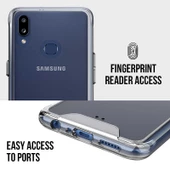 Samsung Galaxy A10S - Kılıf Şeffaf Sert Koruyucu Gard Silikon thumbnail 6