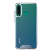 Huawei P30 Lite - Kılıf Şeffaf Sert Koruyucu Gard Silikon - 2