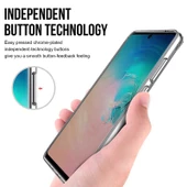 Samsung Galaxy S20 Ultra - Kılıf Şeffaf Sert Koruyucu Gard Silikon thumbnail 5