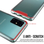 Samsung Galaxy S20 Plus - Kılıf Şeffaf Sert Koruyucu Gard Silikon - 7
