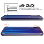 Xiaomi Redmi Note 7 - Kılıf Şeffaf Sert Koruyucu Gard Silikon - 5