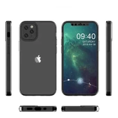 Apple iPhone 12 Mini - Kılıf Şeffaf Soft Slim Fitt Süper Silikon Kapak - 3