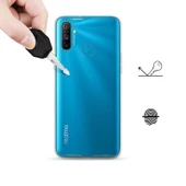 Realme C3 - Kılıf Şeffaf Soft Slim Fitt Süper Silikon Kapak thumbnail 4