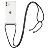 Apple iPhone 11 - Kılıf Şeffaf İp Askılı Koruyucu X-rop Kapak - 5