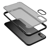 Apple iPhone X - Kılıf Koruyucu Sert Volks Kapak - 5