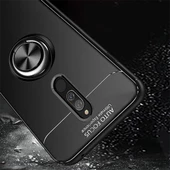Xiaomi Redmi 8 - Kılıf Yüzüklü Karbon Ravel Silikon Kapak - 6