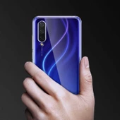 Xiaomi Mi 9 Lite - Kılıf Şeffaf Soft Slim Fitt Süper Silikon Kapak - 4